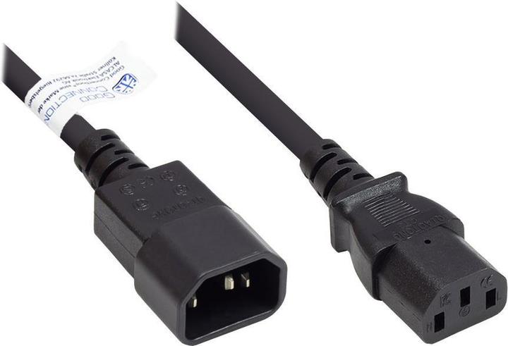 Good Connections Alcasa P1430-S020 Power Cable Black 2 m C14 Coupler C13 Coupler (2 m)