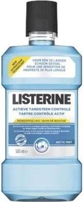 Actual product image Listerine Anti Tartar Mouthwash Arctic Mint 500ml (500 ml, Mouthwash)