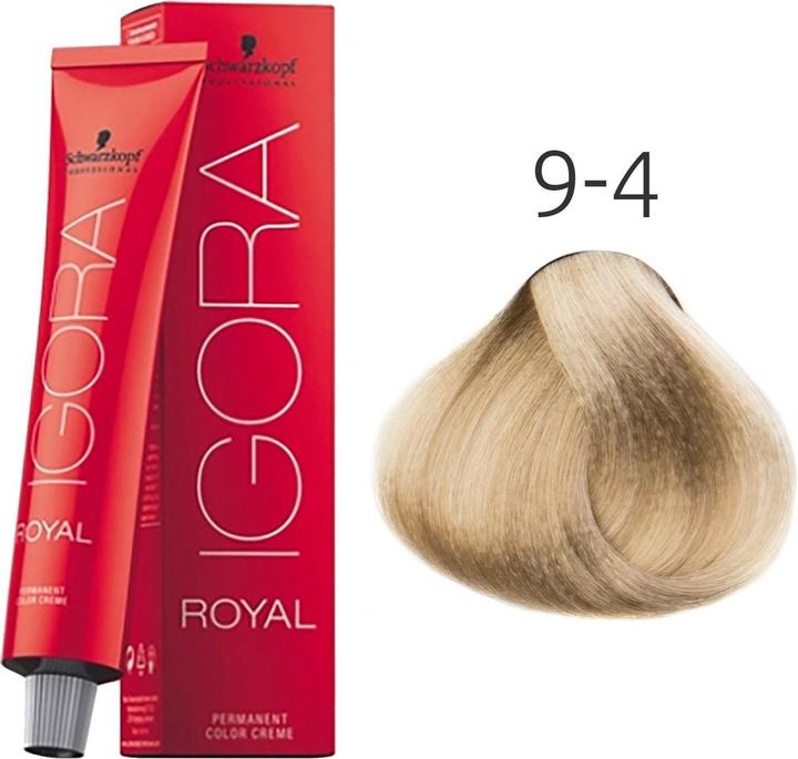 Actual product image Schwarzkopf Professional Igora Royal (9-4 Extra Light Blonde Beige)