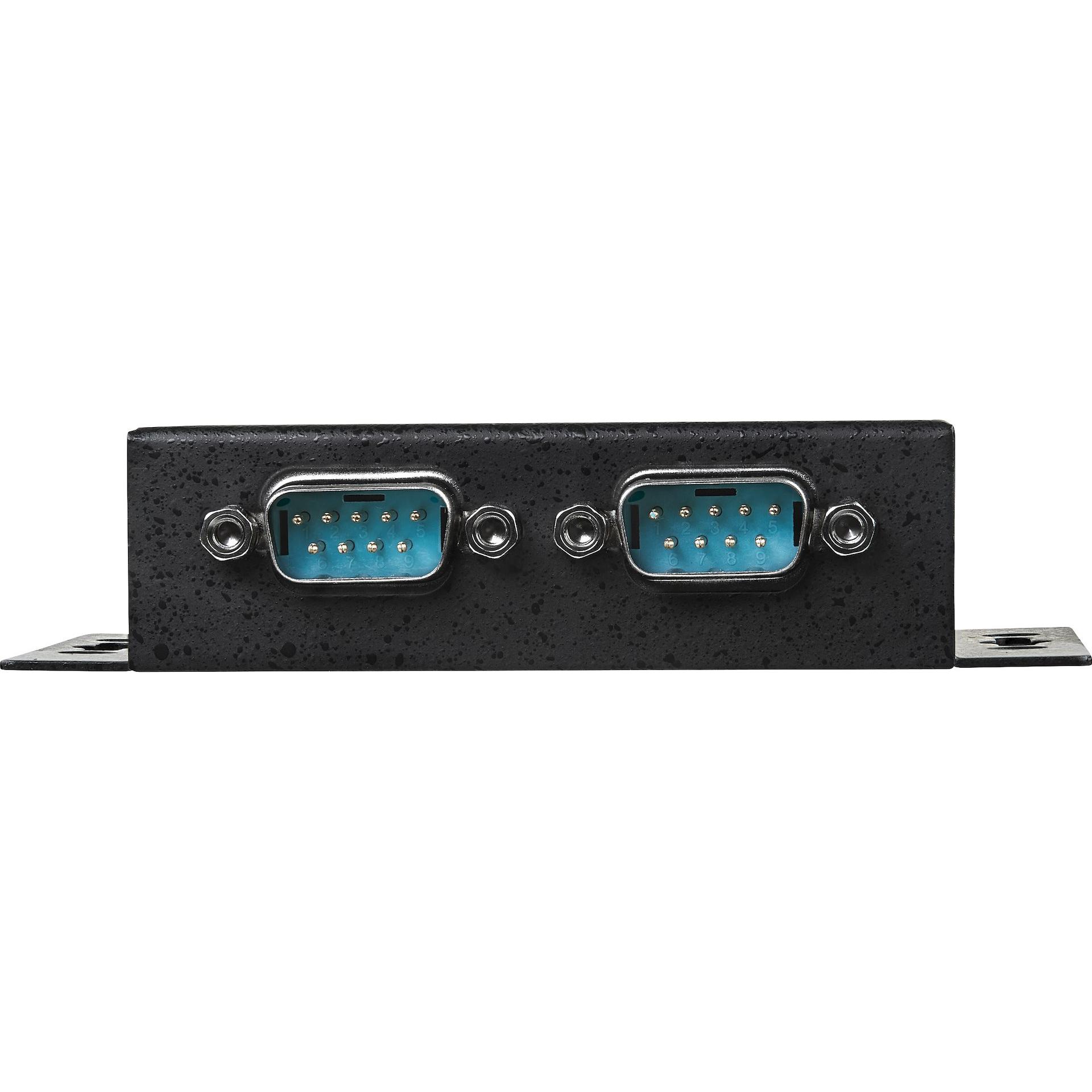 Thumbnail - StarTech 2x USB To Serial Adapter Hub (USB-B, 2 Ports), Dockingstation + USB Hub, Schwarz