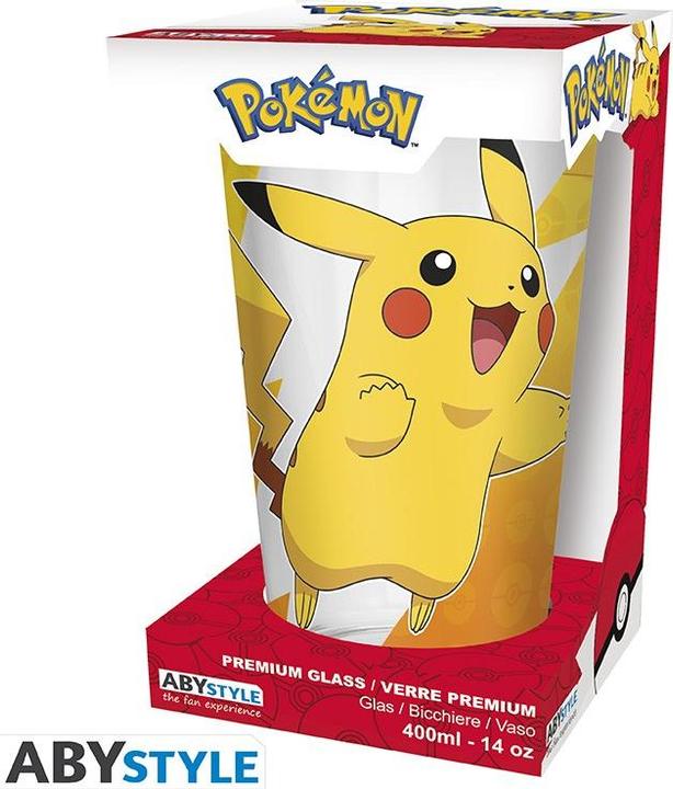 Produktbild ABYstyle Pokemon Large Glass 400ml: Pikachu Foil