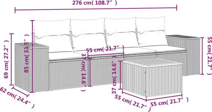 Produktbild vidaXL Monica