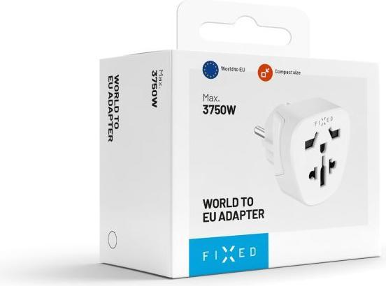 Actual product image Fixed EU Adapter, white