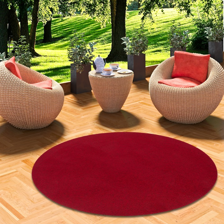 Actual product image Snapstyle Artificial grass carpet with pimples Kingston Round (200 x 200 cm)