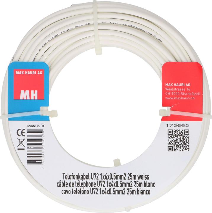 Produktbild Max Hauri Telefonkabel U72 1x4x0.5mm²