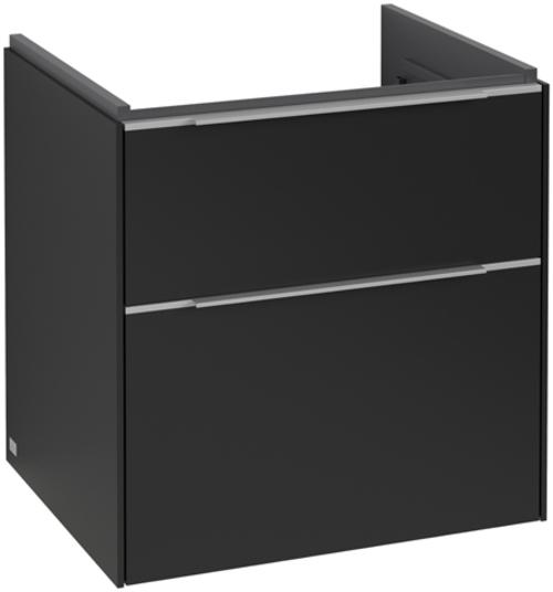 Aluminium glänzend, Volcano Black