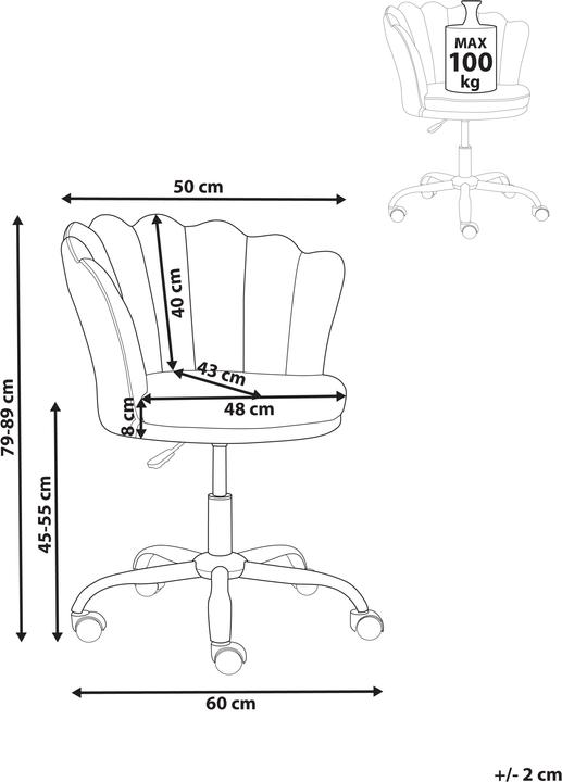 Actual product image Beliani Monticello (45 - 55 cm)