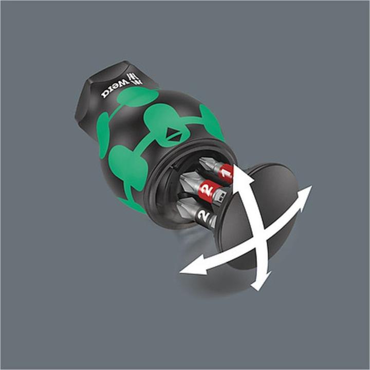 Actual product image Wera Kraftform Kompakt Stubby Magazin 2 (0.8 x 5.5 mm, PH1, PH2, 1.2 x 6.5 mm, PZ2, PZ1)