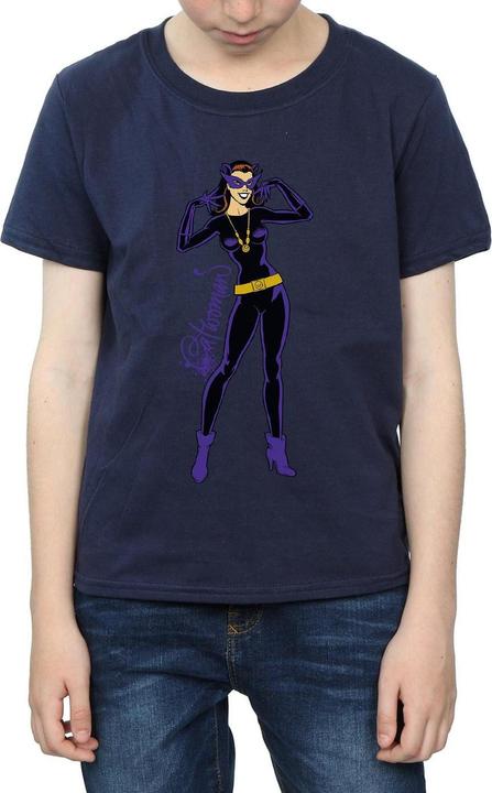 Produktbild Catwoman Happy Pose TShirt Jungen (152, 158)