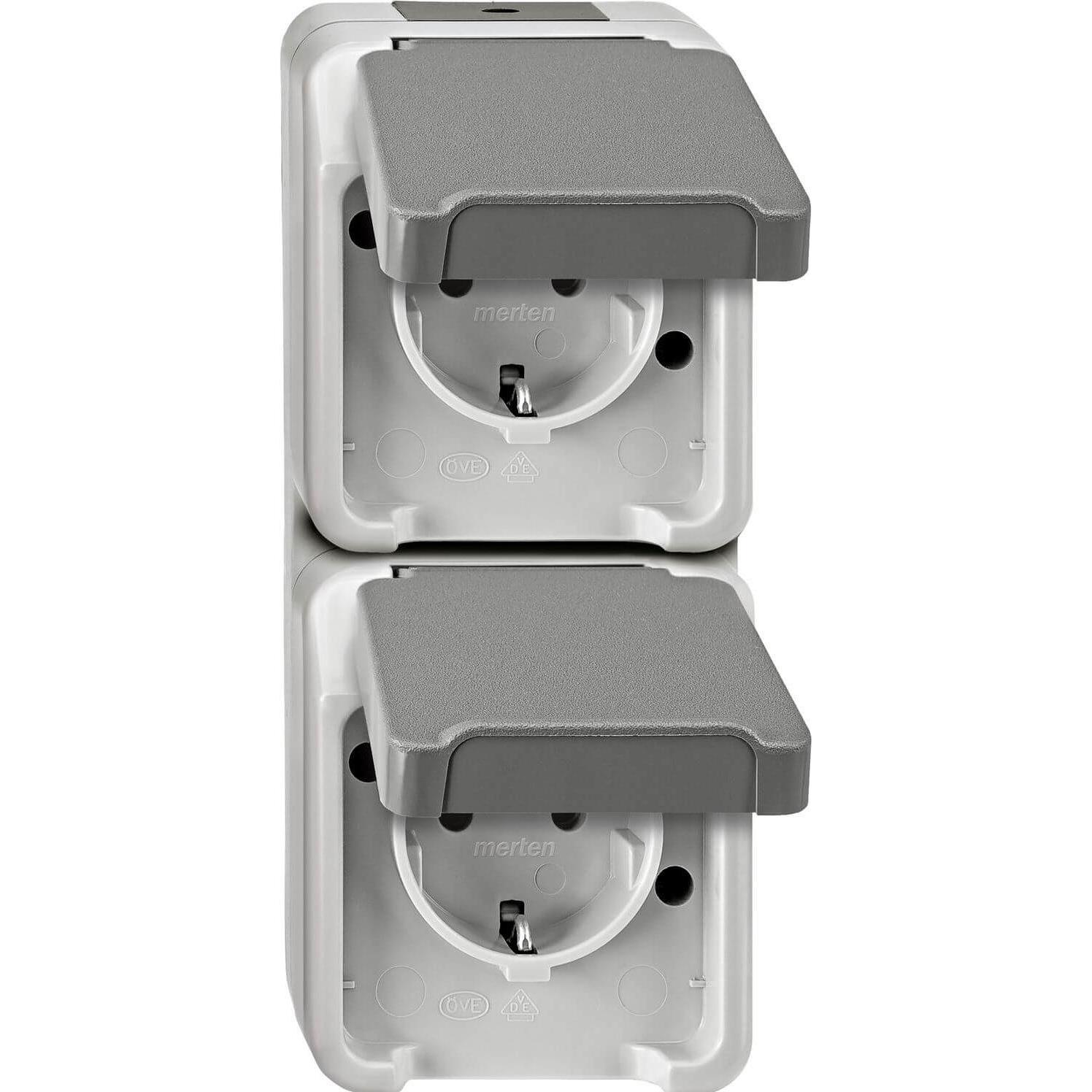 Merten, Steckdose, SCHUKO-Doppel-Steckdose