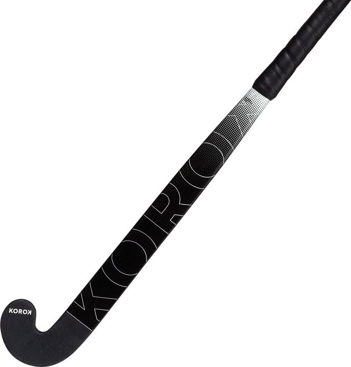 Produktbild Korok Feldhockeyschläger Damen/Herren Fortgeschrittene LowBow 60 % Carbon FH560 schwarz/grau (92.71 cm, Beidhändig)