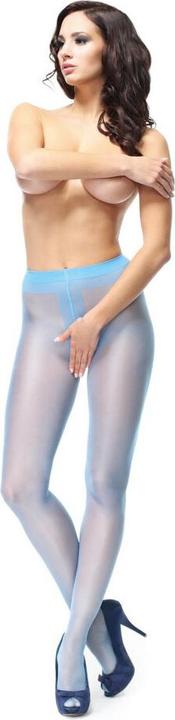 Produktbild MissO MI P101 pantyhose open crotch light blue 20den XXL (XXL)