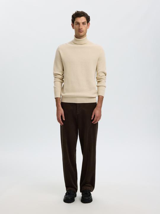 Actual product image Selected Slhdane Ls Knit Structure Roll Neck Noos (XL)