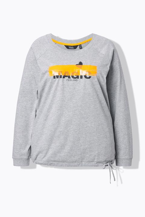 Actual product image Ulla Popken Magic Feeling Long Sleeve Graphic Tee (60)