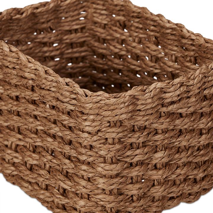 Actual product image Relaxdays 3x storage baskets (1 x, 28 x 22 x 14 cm)