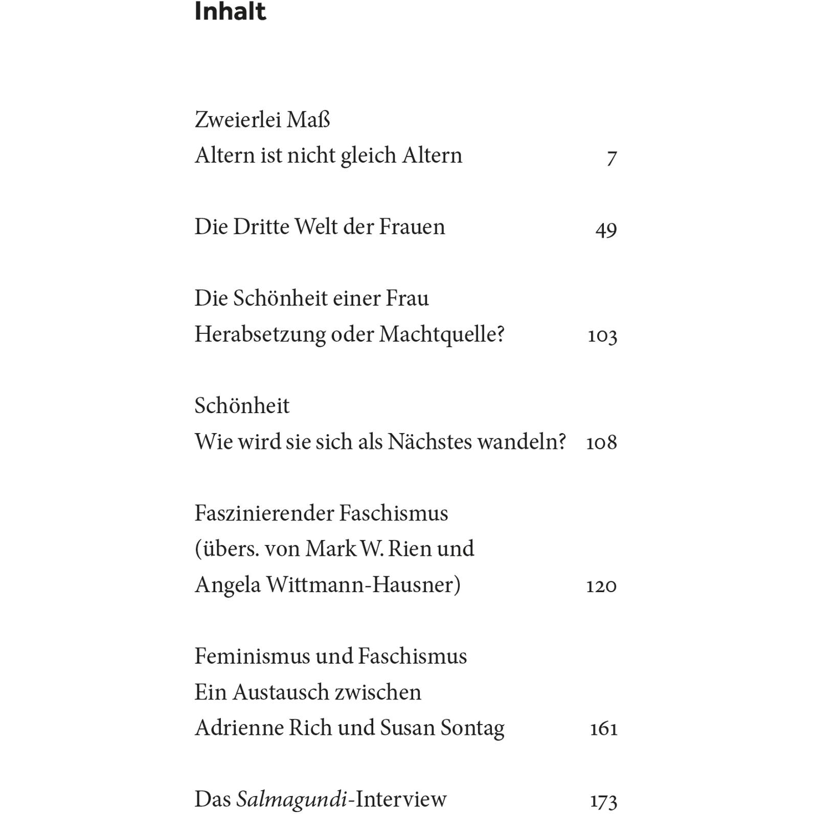 Thumbnail - Über Frauen, Belletristik von Susan Sontag