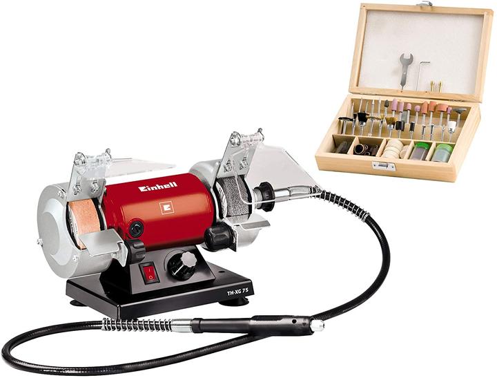 Image du produit Einhell Kit TH-XG 75 (Meuleuse d'établi, 120 W)