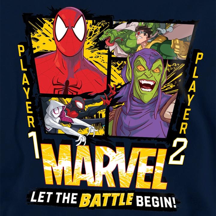 Produktbild Spiderman Let The Battle Begin Kapuzenpullover Zum Überziehen (128)