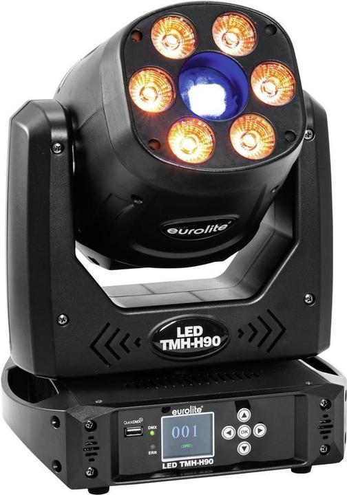 Image du produit Eurolite LED TMH-H90 Hybrid Moving-Head Spot/Wash COB (Barre mobile)