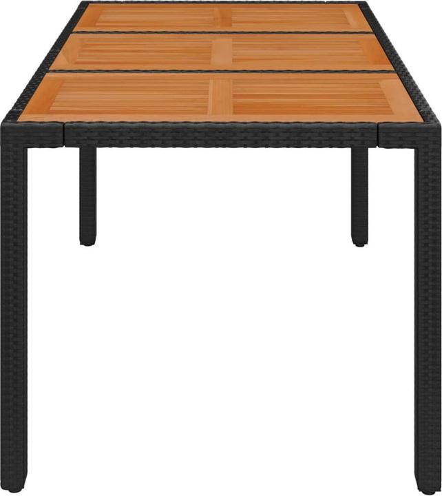 Produktbild vidaXL Gartentisch mit Holzplatte (150 x 90 x 75 cm)