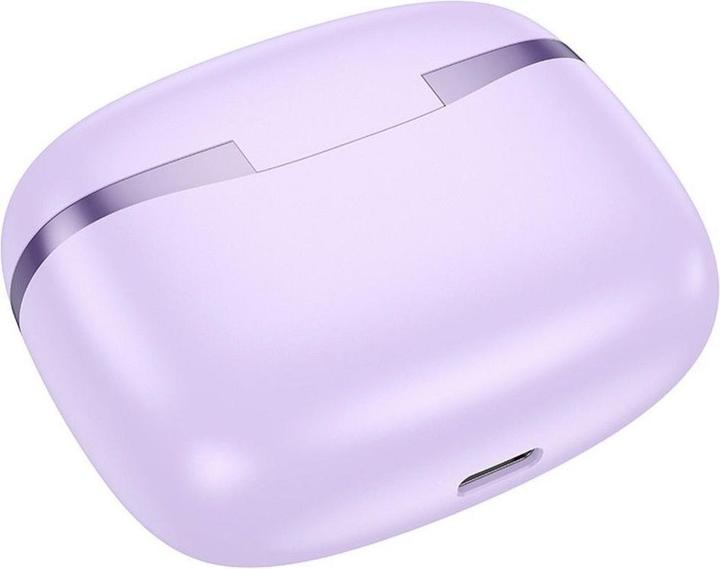 Actual product image Hoco Wireless headphones EOL wireless bluetooth earphones TWS EQ10 purple (7 h, Wireless)
