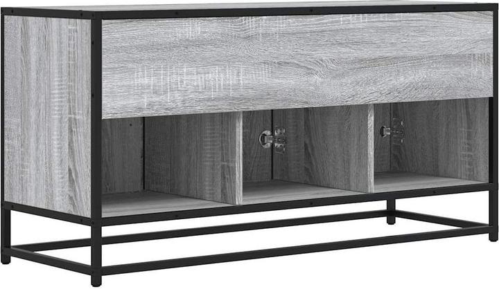 Actual product image VidaXL TV cabinet Lowboard TV cabinet TV table Grey Sonoma wood-based material (100 x 35 x 50 cm)