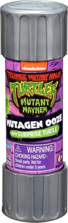 Actual product image Playmates Teenage Mutant Ninja Turtles: Mutant Mayhem Ooze Cannisters with Figures Assortment (12)