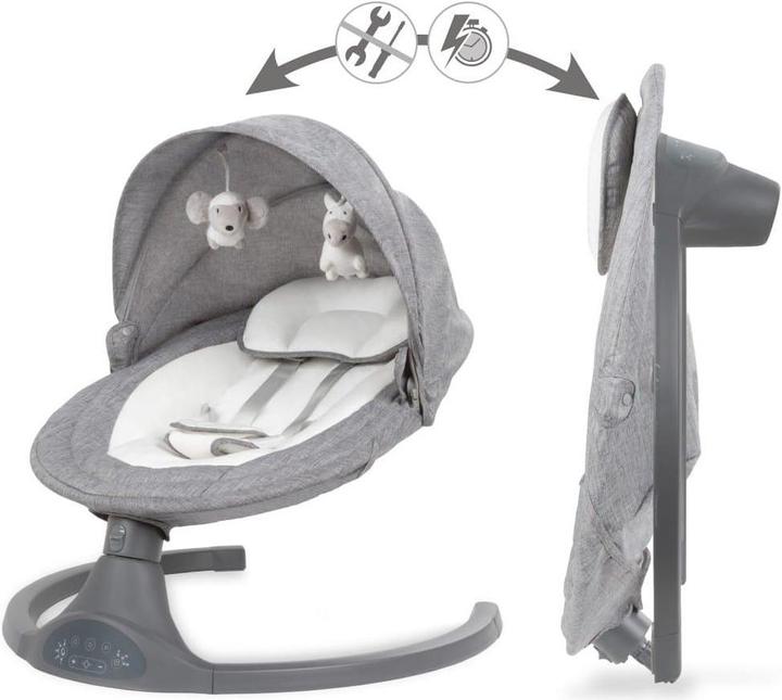 Produktbild Kidwell LUXI 2in1 elektrische Schaukel mit Moskitonetz und Bluetooth