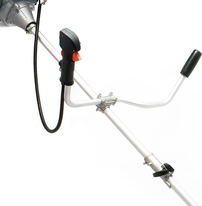 Produktbild Wiltec 2in1 Benzin Rasentrimmer 1,76PS Motorsense Freischneider Rasenschneider (Trimmfaden, Metallschneideblatt)