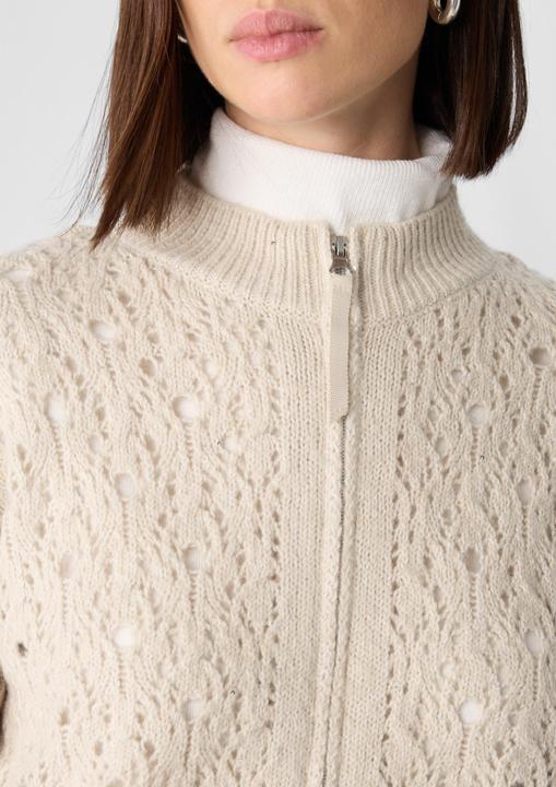 Produktbild Comma Strickjacke Locker gestrickte Jacke mit dezenten Pailletten (42)