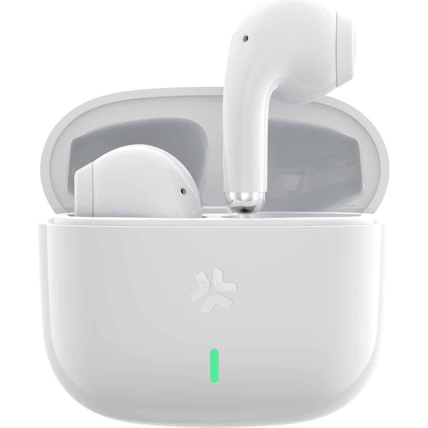 Celly True Wireless Earphones (Keine Geräuschunterdrückung, 4 h, Kabellos) (TIPS1WH)