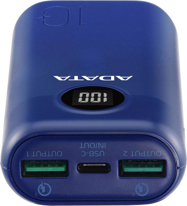 Actual product image Adata P10000QCD (10000 mAh, 22.50 W, 37 Wh)