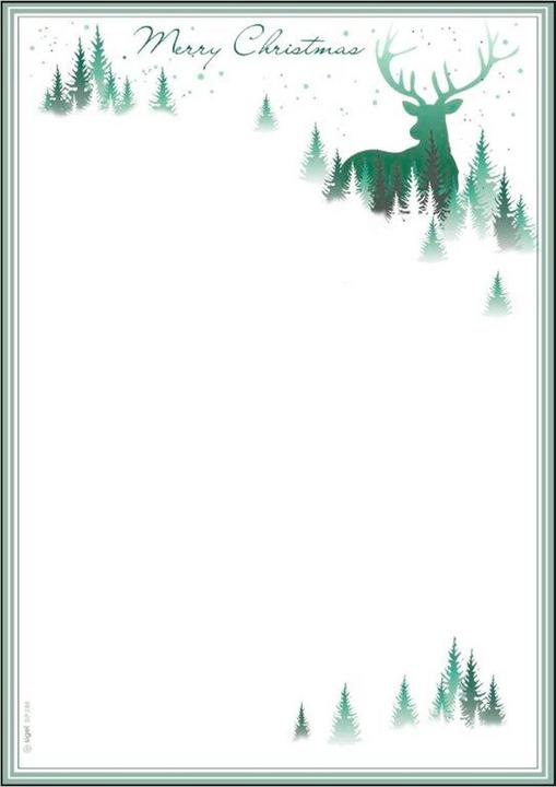 Actual product image Sigel Christmas Forest (90 g/m², 25 x, A4)