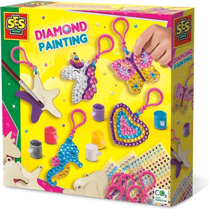 Ses Pittura a diamante - Portachiavi di legno