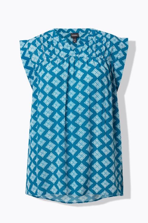 Immagine prodotto Ulla Popken Bluse, Biesen, A-Linie, ärmellos (54)