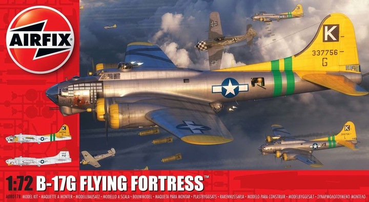 Actual product image Airfix Boeing B17G Flying Fortress