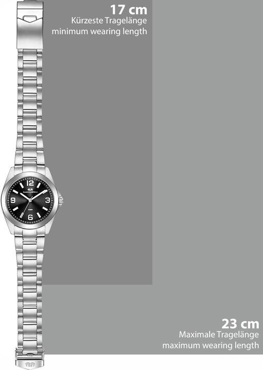 Immagine prodotto Orologio al quarzo da donna Majestia in acciaio inox argento - 32446 (Orologio da polso analogico, 37.50 mm)