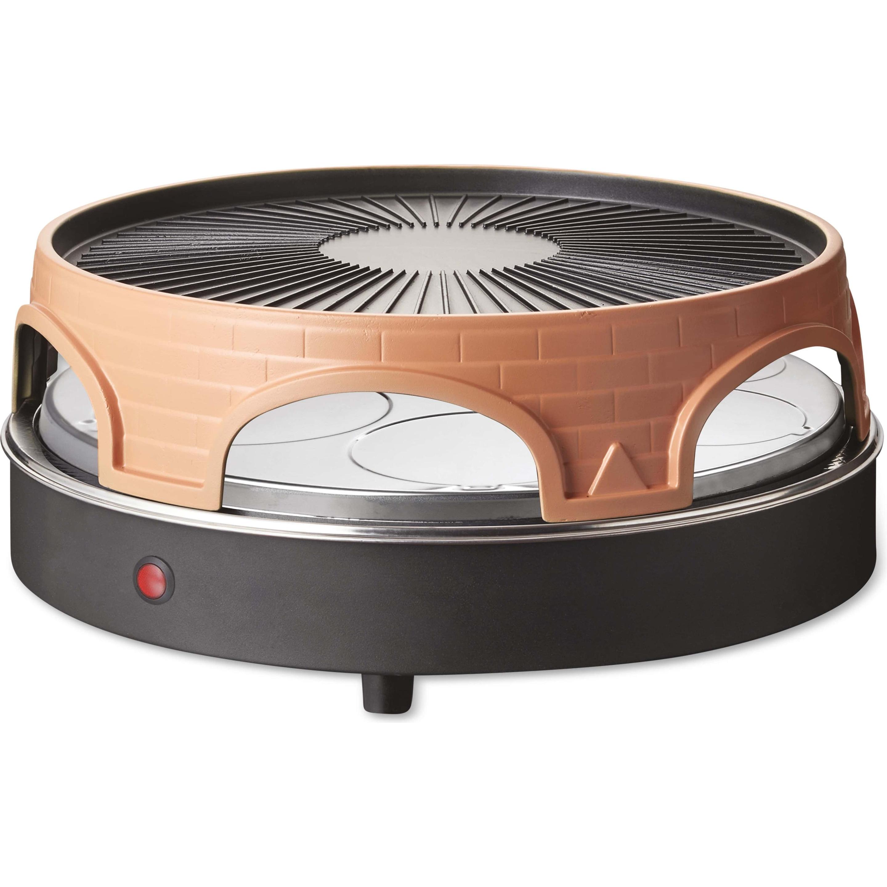 Emerio Forno per pizza, Griglia da tavolo, Arancia, Nero
