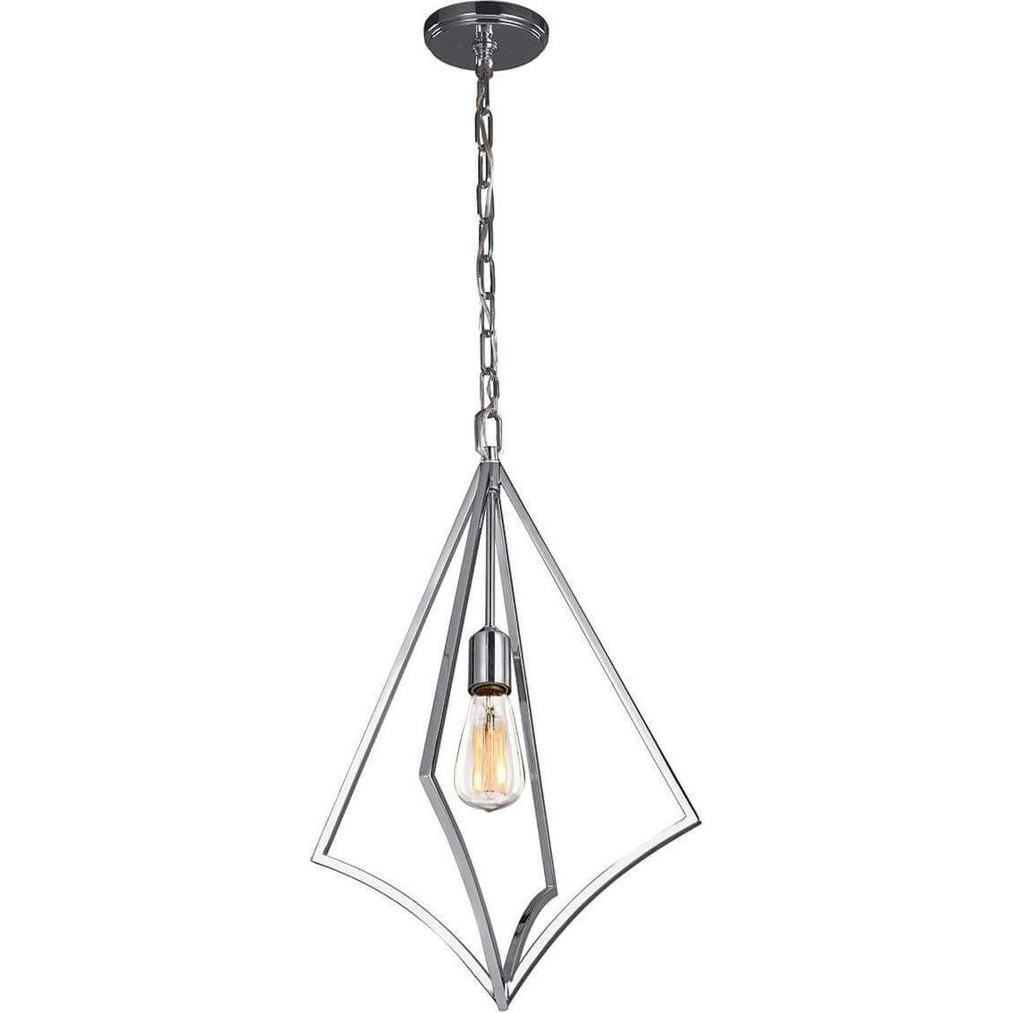 Elstead Lighting, Pendelleuchte, Nico Hängeleuchte E27 60cm Poliertes Chrom (E27)