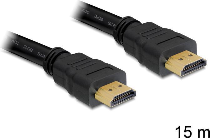 Productafbeelding Delock HDMI (Type A) - HDMI (Type A) (15 m, HDMI)