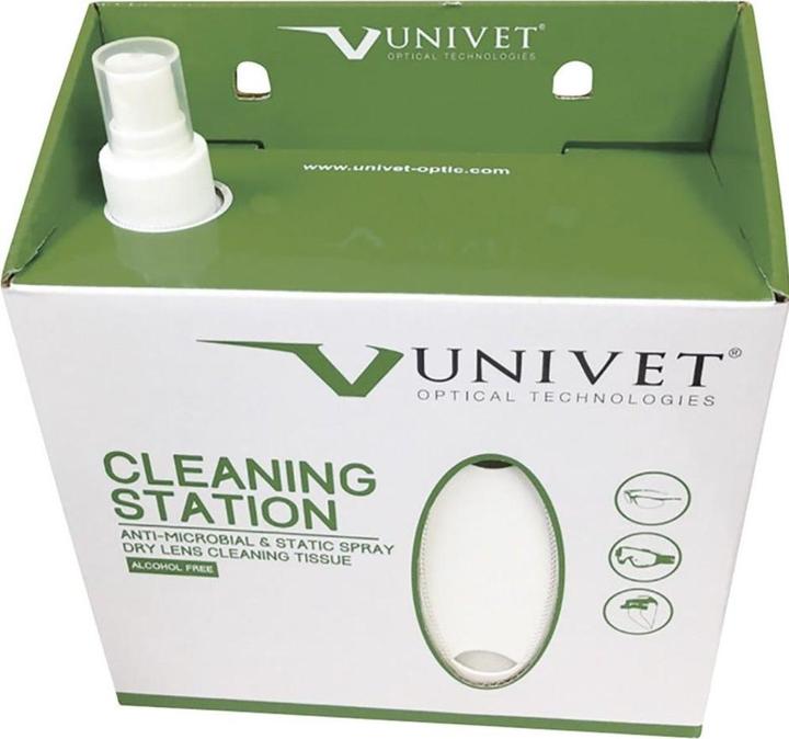 Magni Univet glasses cleaning station250ml 280cloths