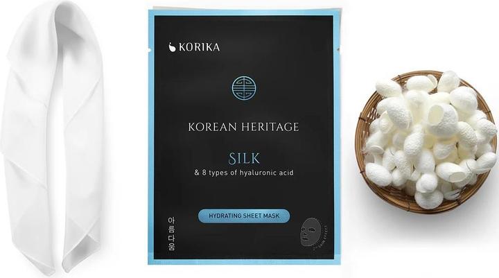 Korika - Hydrating Sheet Mask with 8 Types of Hyaluronic Acid Korean Heritage (Hydrating Sheet Mask) (25 g)