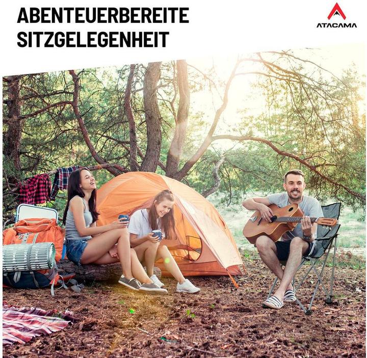 Produktbild Atacama Campingstuhl Dunkelgrau