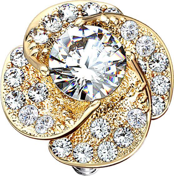 Immagine prodotto Star Piercing Dermal Anchor rosa placcato oro con cristallo (Ottone, Acciaio chirurgico 316L)