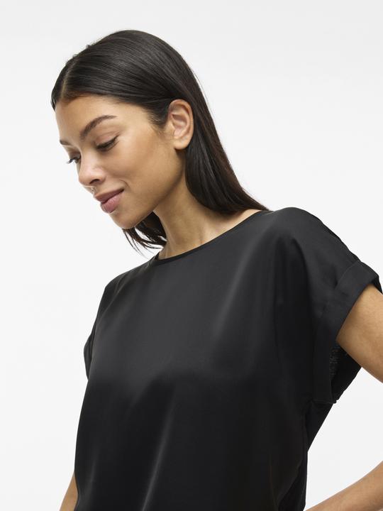 Produktbild Vila Glänzendes Oberteil mit kurzen Ärmeln (36)