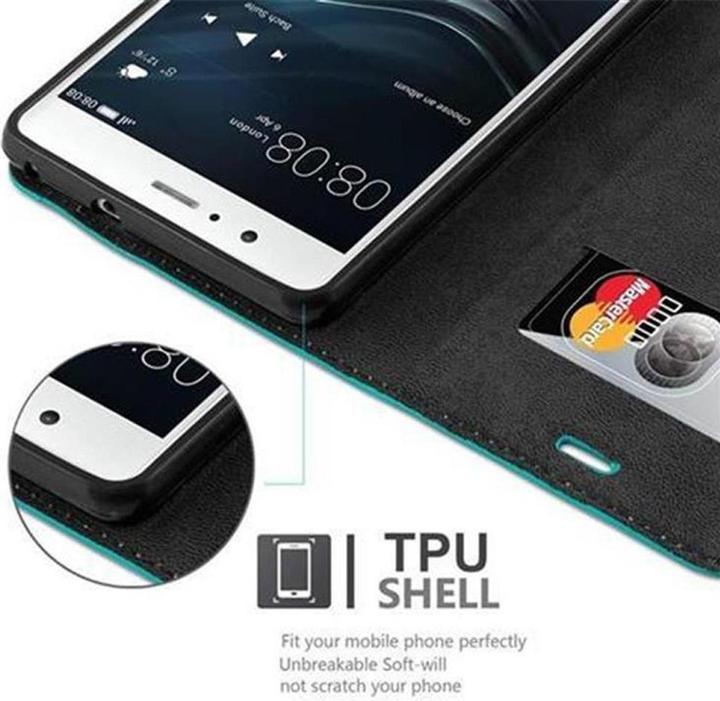 Actual product image Cadorabo Book Invisible Magnet Cover (Huawei P9 Lite)