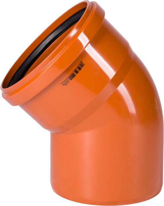 Actual product image Magnaplast elbow 45 ° KGB for external sewage 200 mm (23120)