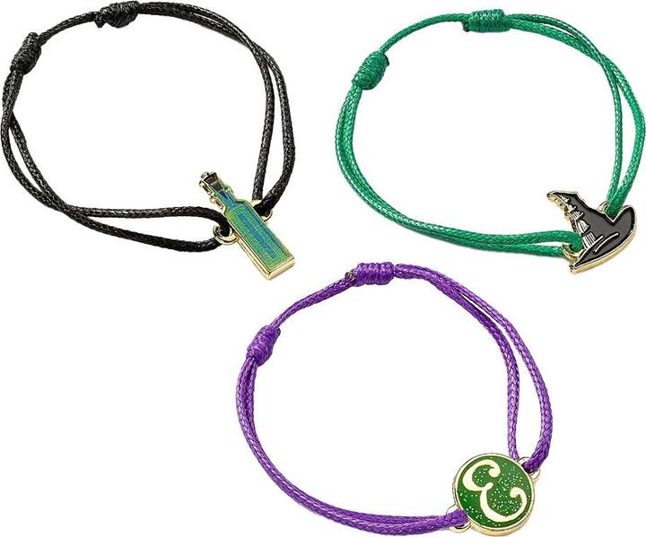 Wicked Elphaba Amicizia Braccialetto Set Misura Confezione 3 (100% materiale sintetico)