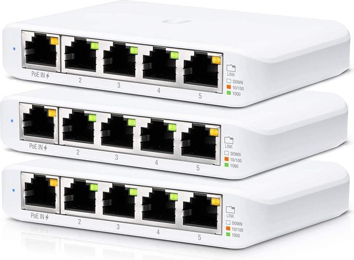 Image du produit Ubiquiti Flex Mini Pack de 3 (5 Ports)