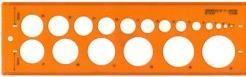 Actual product image Circle template 17 A, circle from 2 - 38 mm